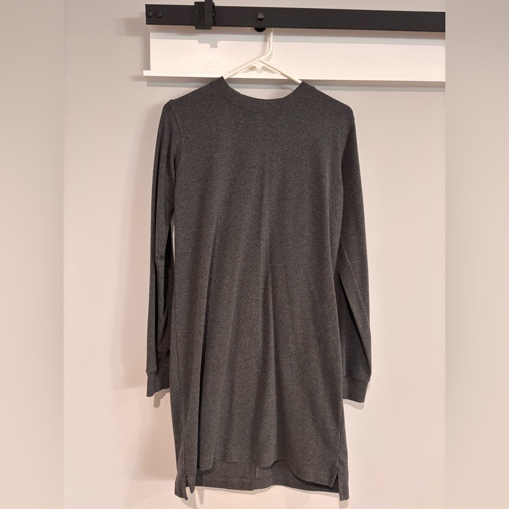 The Normal Brand Women’s Gray Long Sleeve Knit Dress – Size Medium